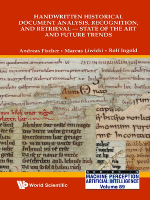 cover image of Handwritten Historical Document Analysis, Recognition, and Retrieval--State of the Art and Future Trends